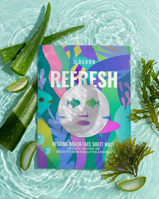 REFRESH Face Sheet Mask | Resting Beach Face