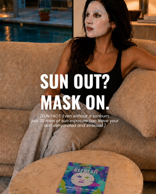 REFRESH Face Sheet Mask | Resting Beach Face