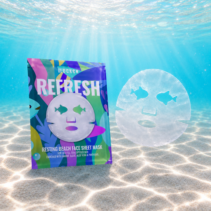 REFRESH Face Sheet Mask | Resting Beach Face
