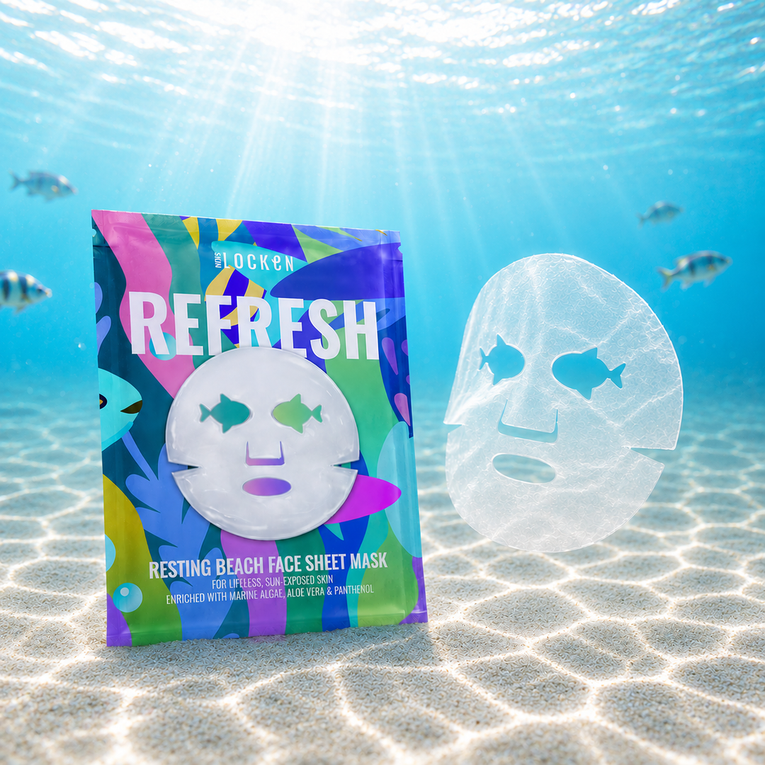REFRESH Face Sheet Mask | Resting Beach Face