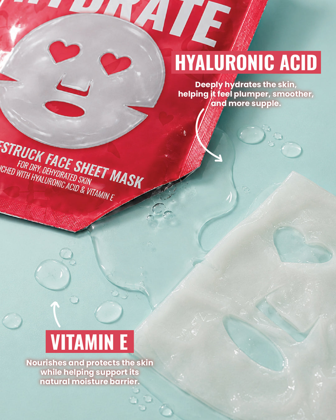 HYDRATE Face Sheet Mask  | Lovestruck